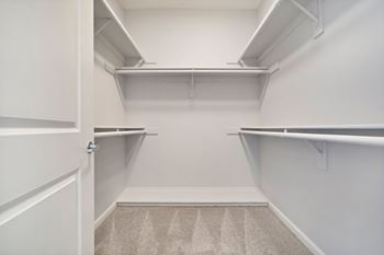 Ample closet space